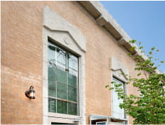 写真:レトロな外壁