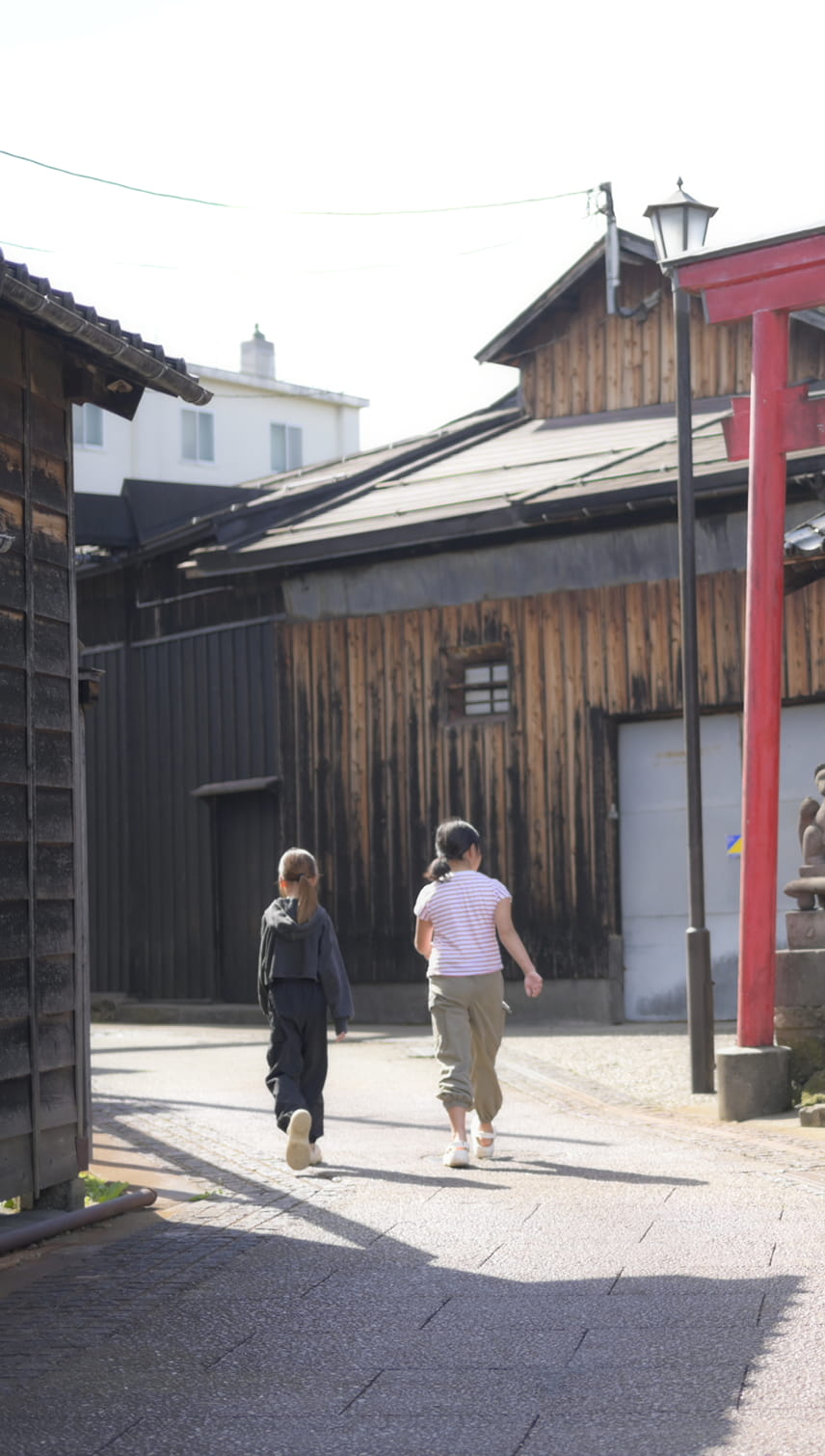 写真：摂田屋旧三国街道