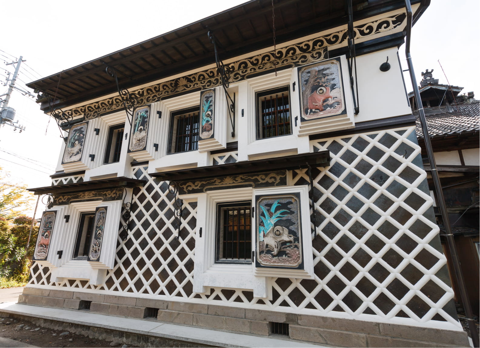 写真:鏝絵蔵の外観