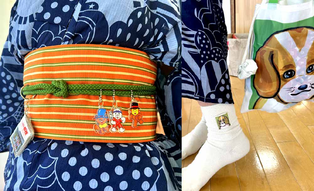 松ペグッズに身を包んだ“正装”の来場者(提供: 新稲ずなさん)