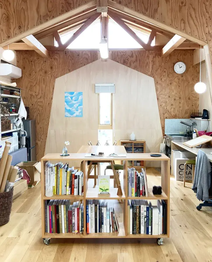 atelier m//Woodblock print studioのアトリエ外観